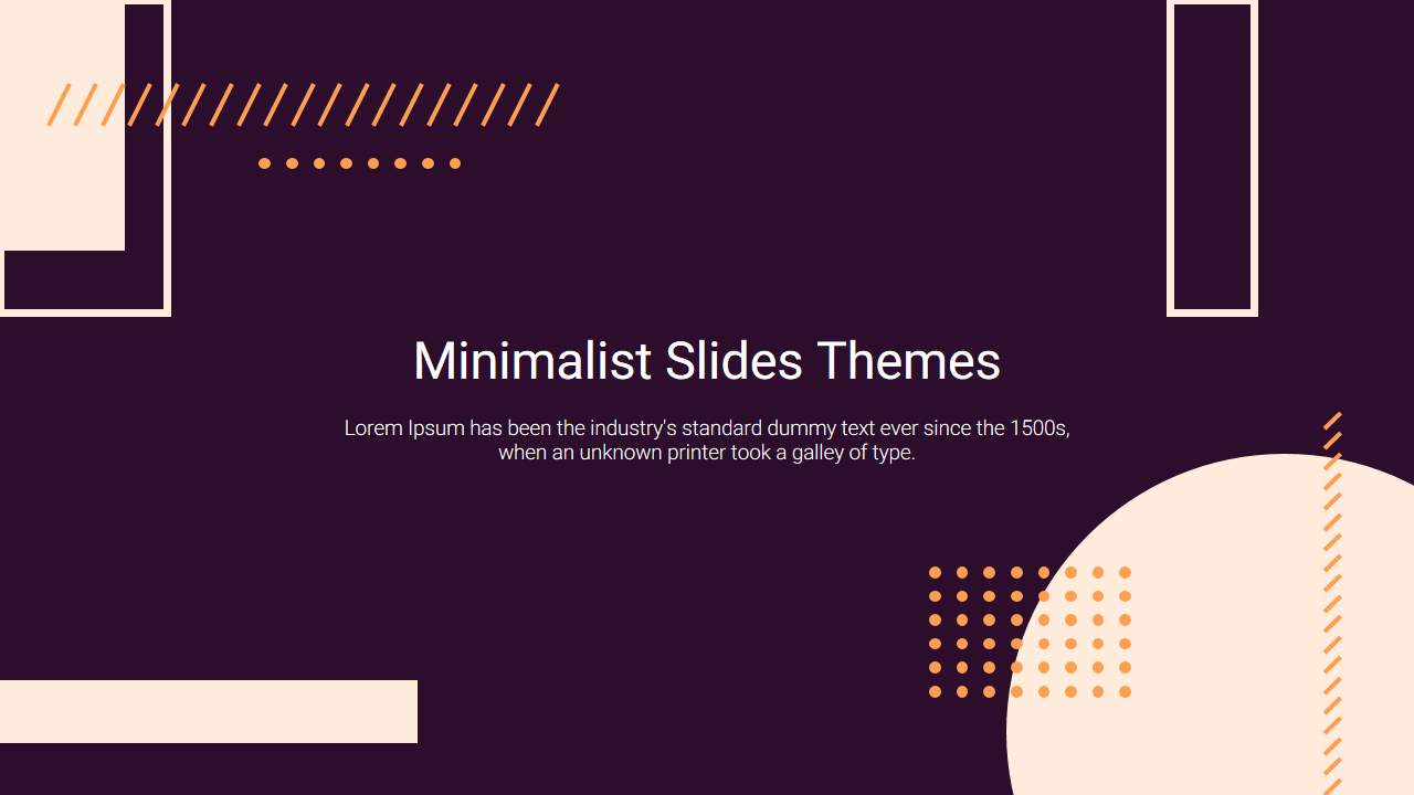 Minimalist Google Slides Themes